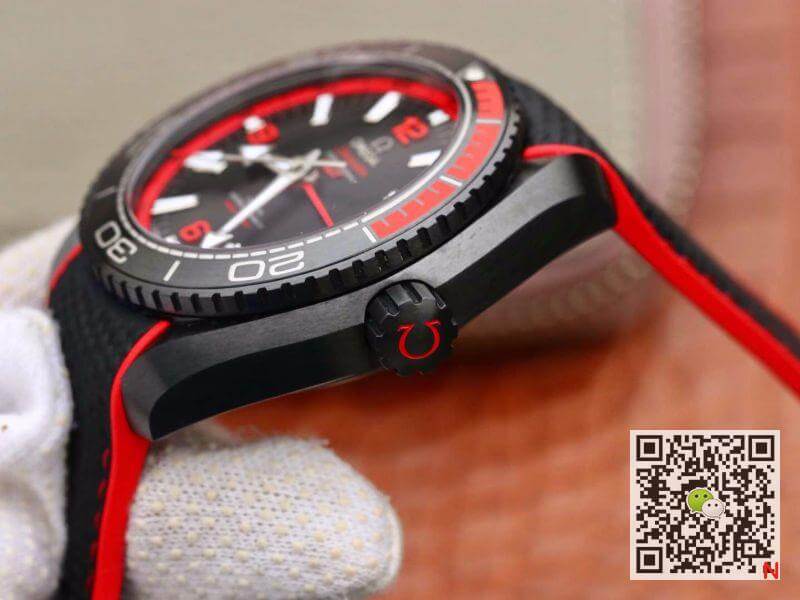 Replica 0me*ga Seamaster Planet Ocean 215.92.46.22.01.003 VS Factory 1:1 Best Edition Swiss ETA8906 Black Nylon Strap