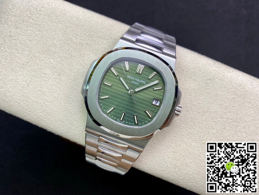 Replica Pat*k Phi1i*pe Nautilus 5711/1A 1:1 Best Edition PPF Factory Olive Green Dial