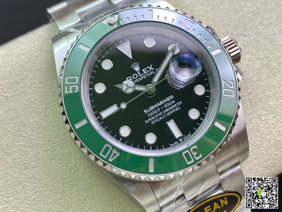 R01ex Submariner Replica 126610 41MM 1:1 Best Edition Clean Factory Green Bezel