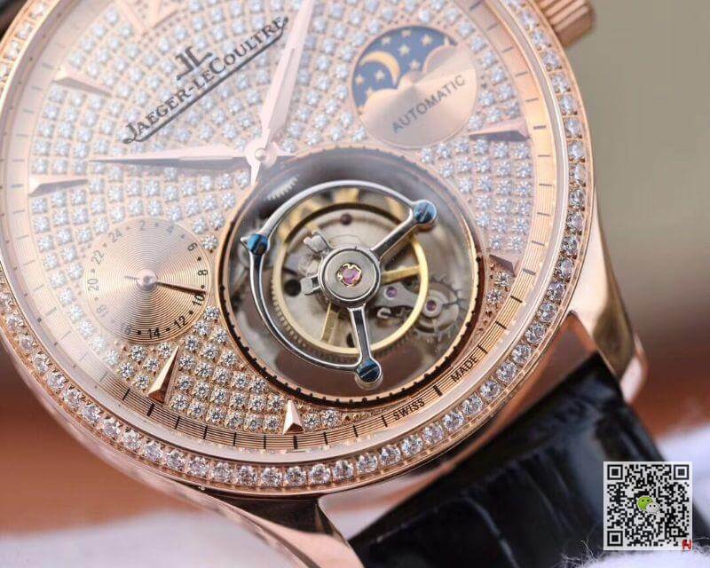 Replica Jaeger-LeCoultre Master Complication Functions Real Tourbillon 1:1 Best Edition Swiss Hand-winding 3310 Rosegold