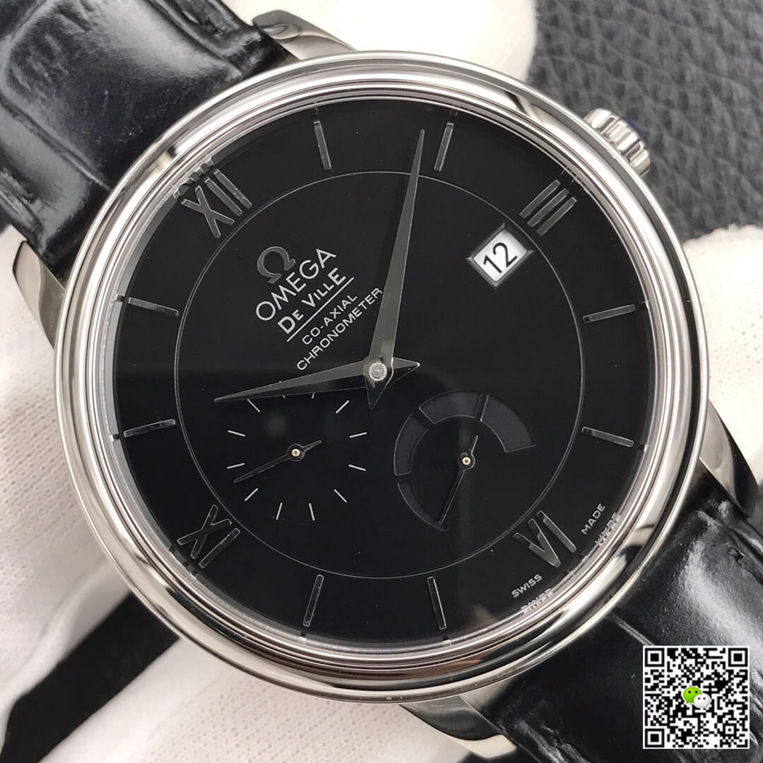 Replica 0me*ga De Ville 424.13.40.21.01.001 1:1 Best Edition ZF Factory Black Dial
