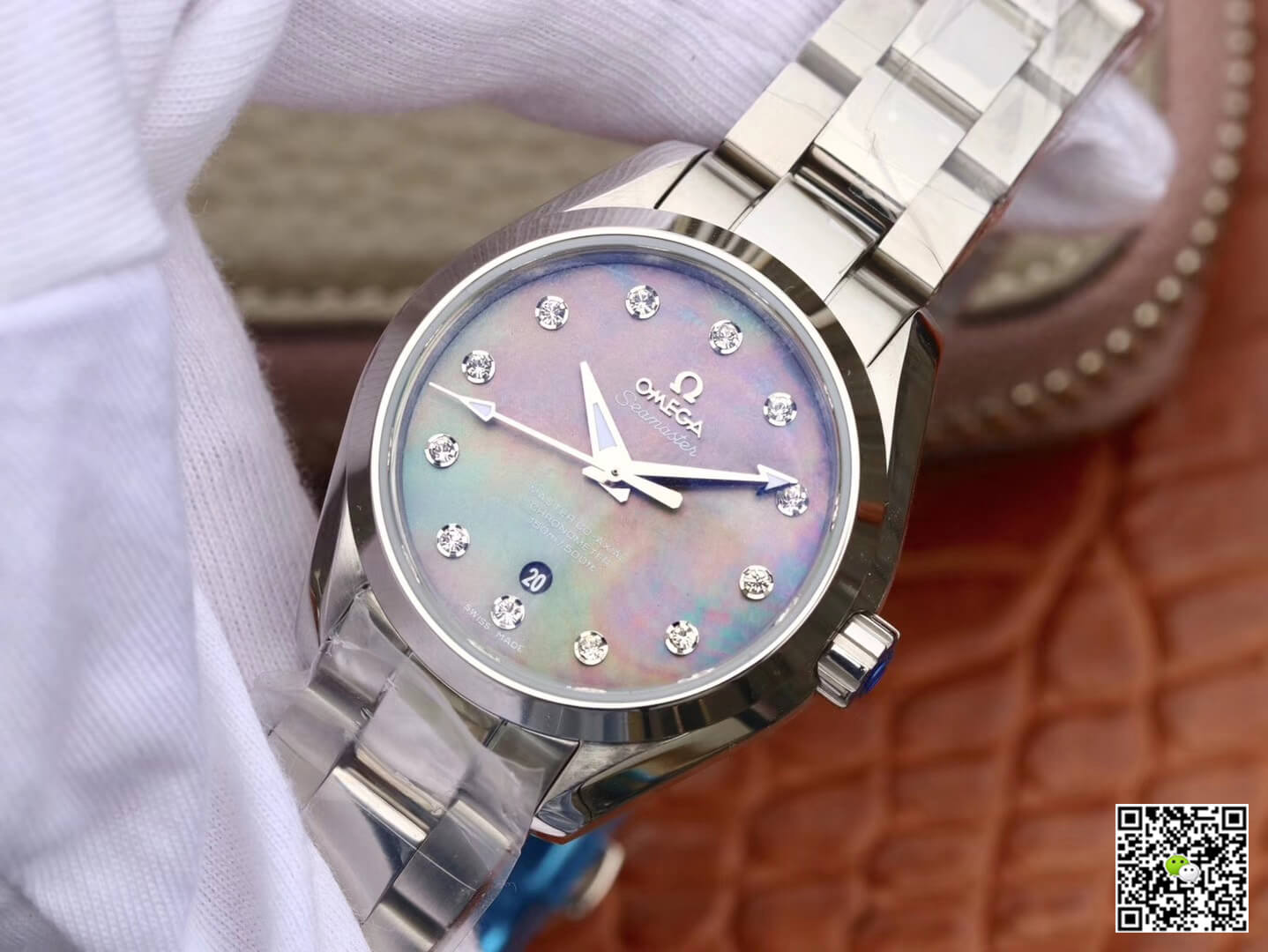 Replica 0me*ga Seamaster 231.10.34.20.57.001 Aqua Terra 150M 1:1 Best Edition 3S Factory Fritillaria D1am0nd Dial