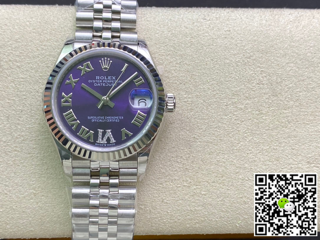 Replica R01ex Datejust M178274-0088 1:1 Best Edition EW Factory Purple Dial