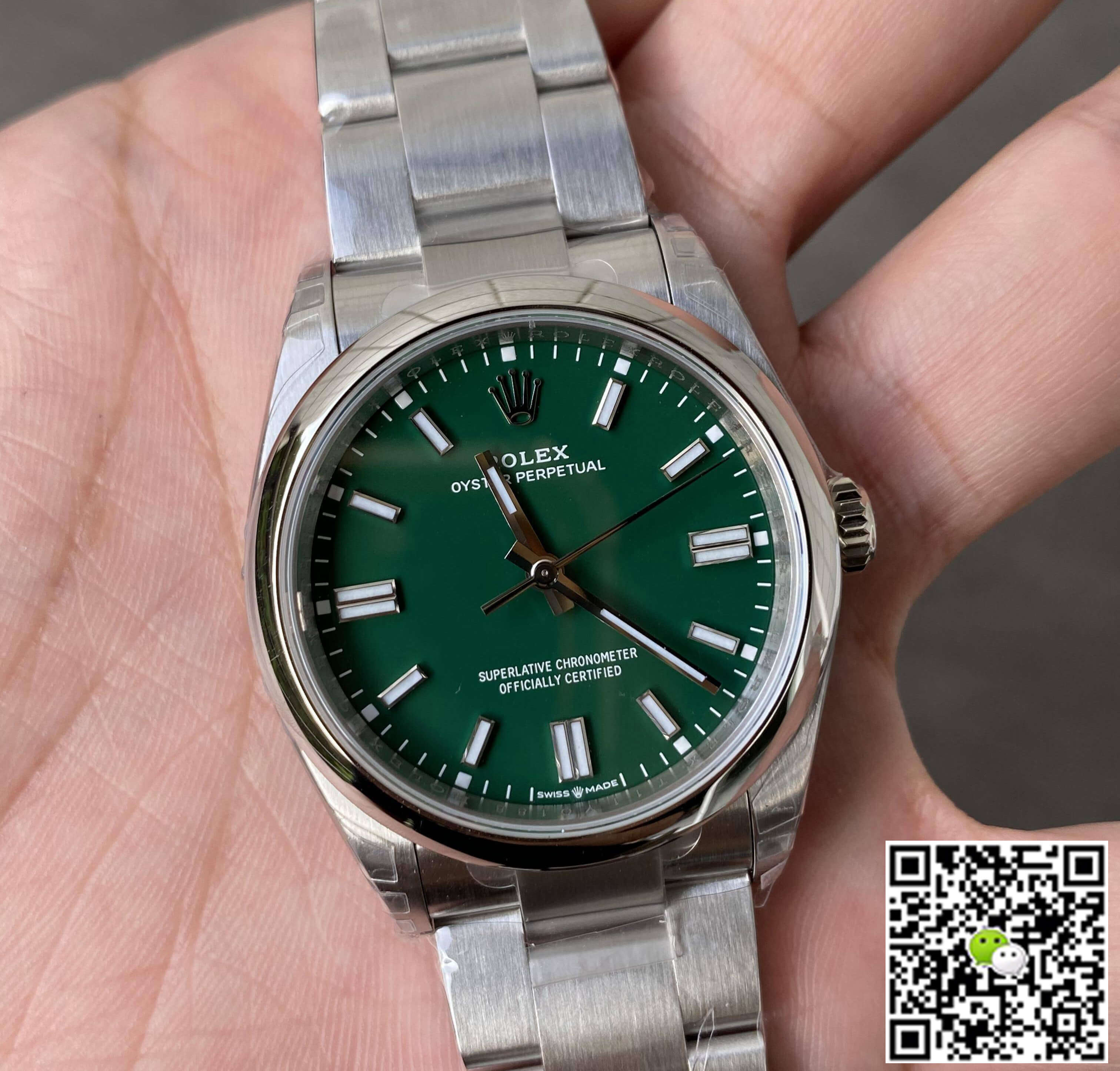 Replica R01ex Oyster Perpetual M126000-0005 36MM 1:1 Best Edition VS Factory Stainless Steel