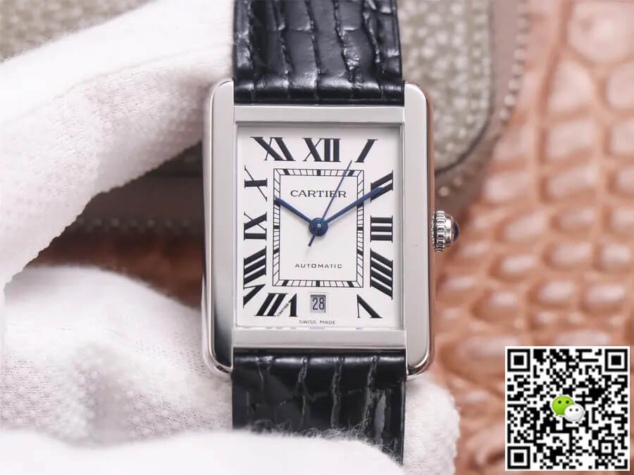 Replica Ca*t1er Tank WSTA0029 1:1 Best Edition V9 Factory White Dial