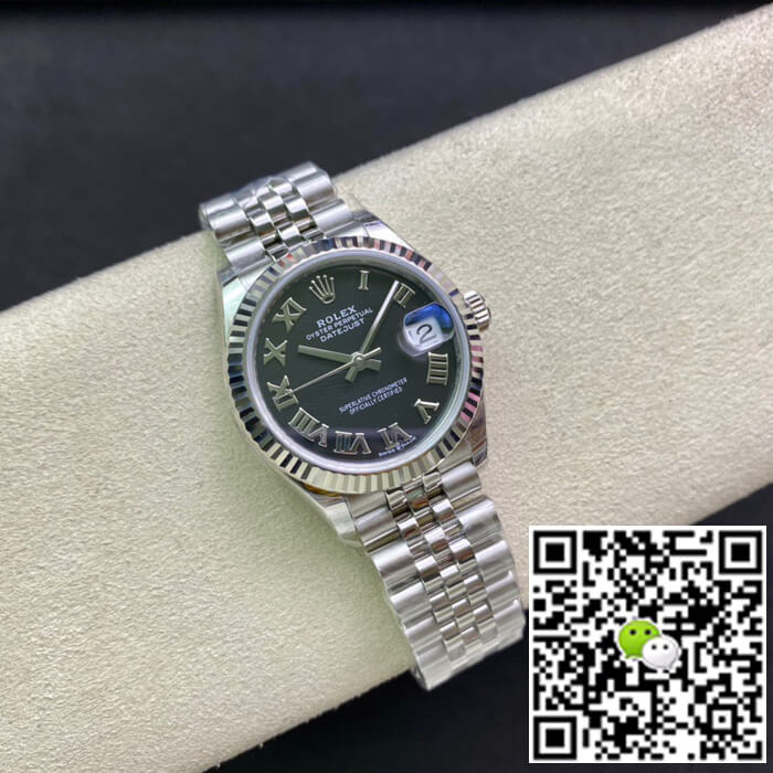 Replica R01ex Datejust M278274-0002 31MM 1:1 Best Edition EW Factory Black Dial