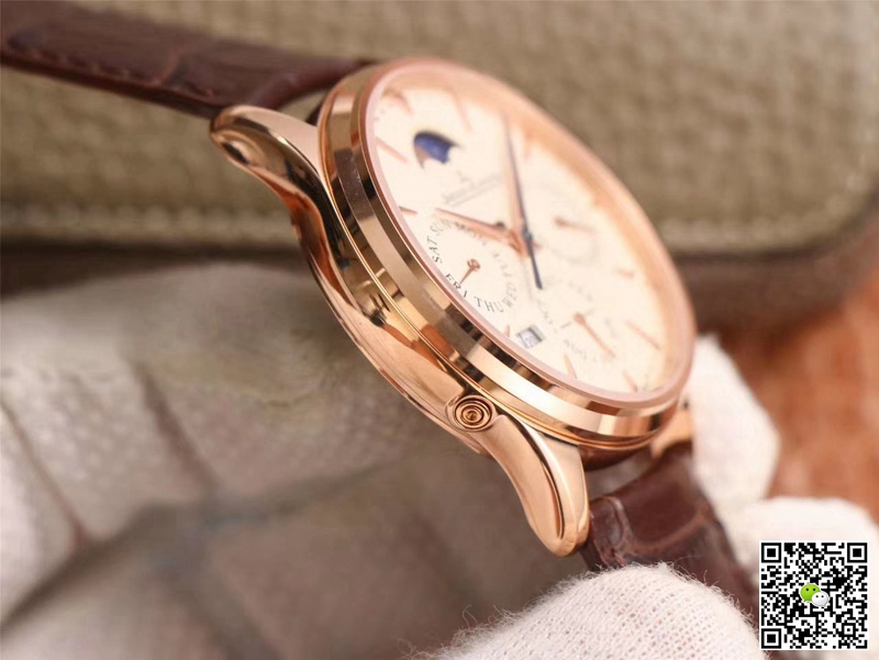 Replica Jaeger LeCoultre Master Ultra Thin 1302520 1:1 Best Edition V9 Factory Rose Gold Swiss ETA868