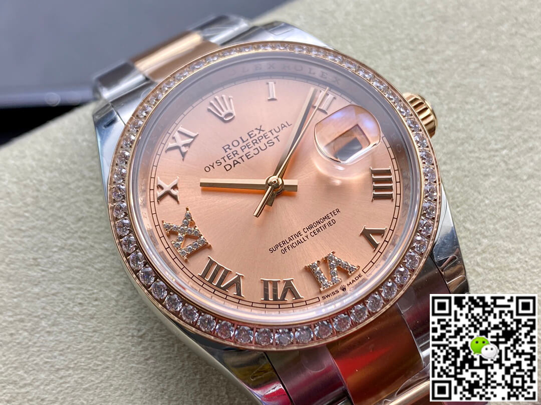 Replica R01ex Datejust M126281RBR-0016 1:1 Best Edition EW Factory Pink Dial