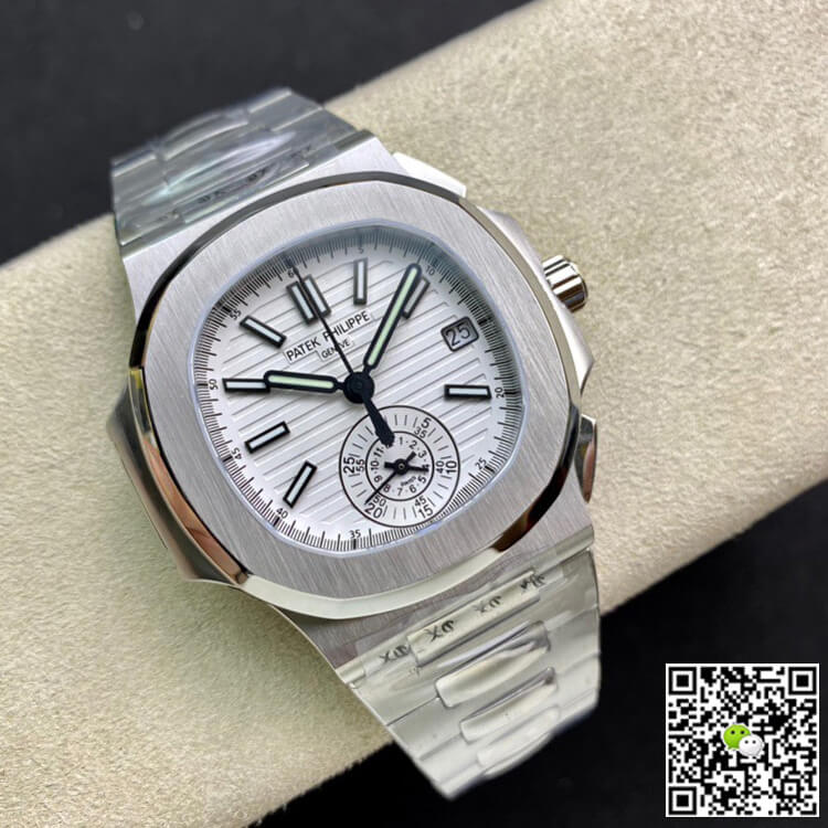 Replica Pat*k Phi1i*pe Nautilus 5980/1A-019 1:1 Best Edition 3K Factory V2 White Dial