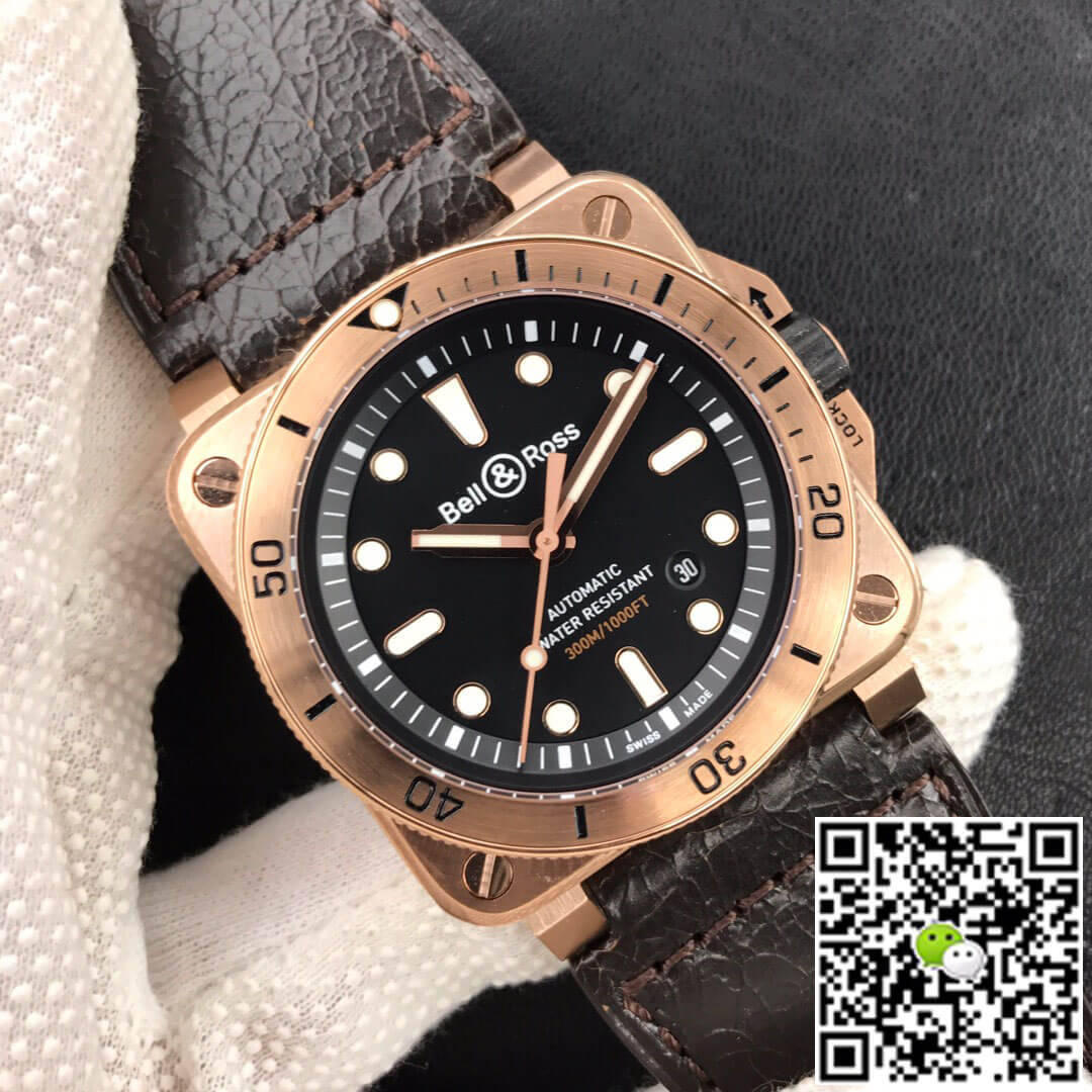 Replica Bell   Ross BR0392-D-BL-BR/SCA 1:1 Best Edition Black Dial