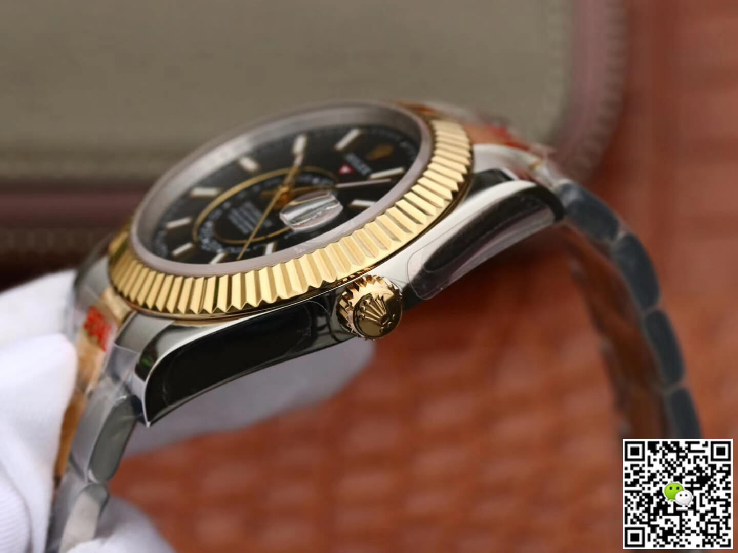 Replica R01ex Sky Dweller M326933-0002 1:1 Best Edition Noob Factory Black Dial