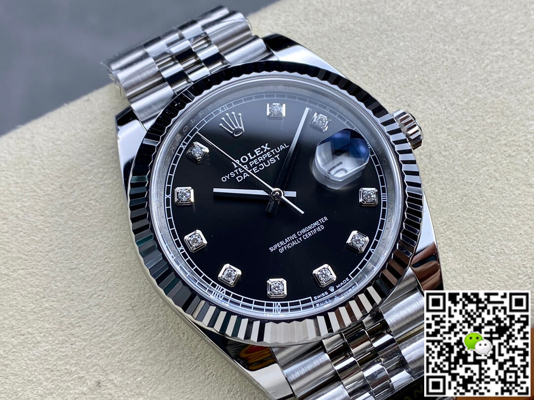Replica R01ex Datejust M126334-0012 1:1 Best Edition Clean Factory Black Dial