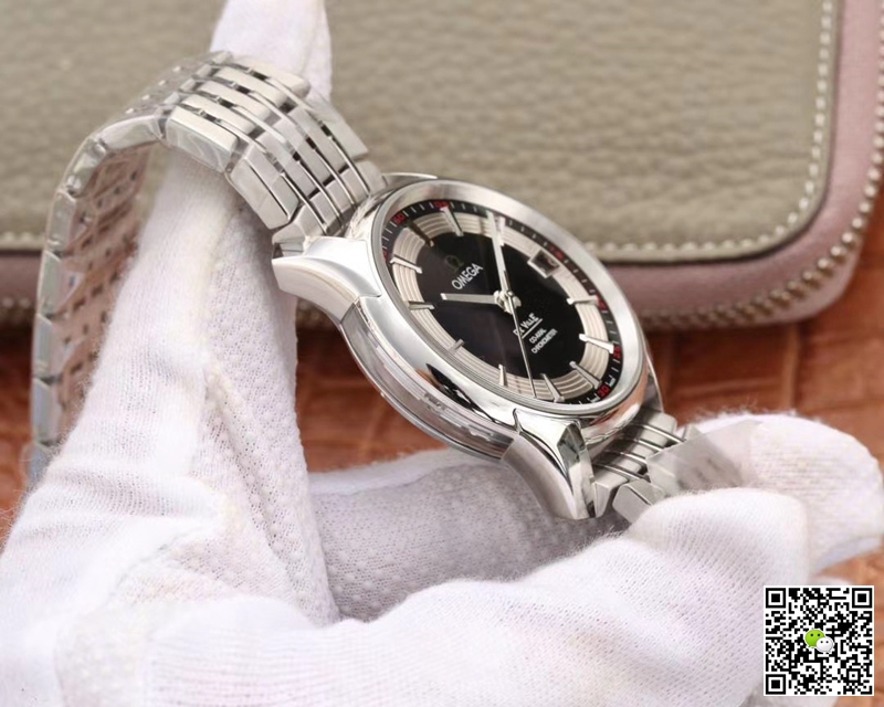 Replica 0me*ga De Ville 431.30.41.21.01.001 1:1 Best Edition VS Factory Black Dial Swiss ETA8500