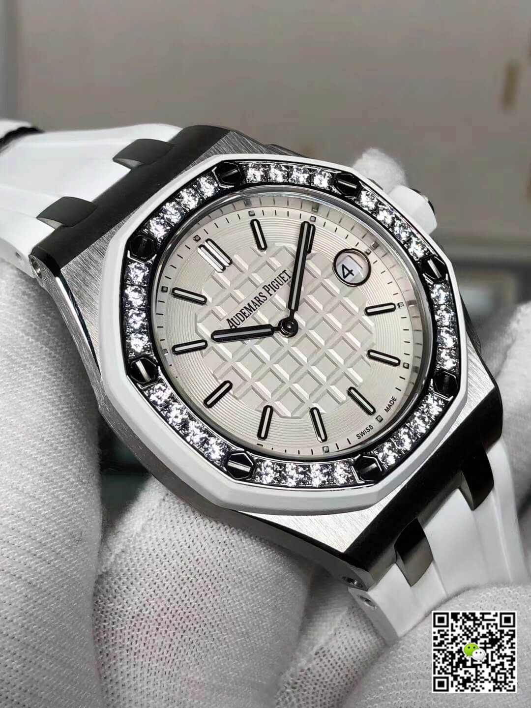 Replica Audemars P1g*et Royal Oak Offshore 67540SK.ZZ.A010CA.01 1:1 Best Edition White Dial