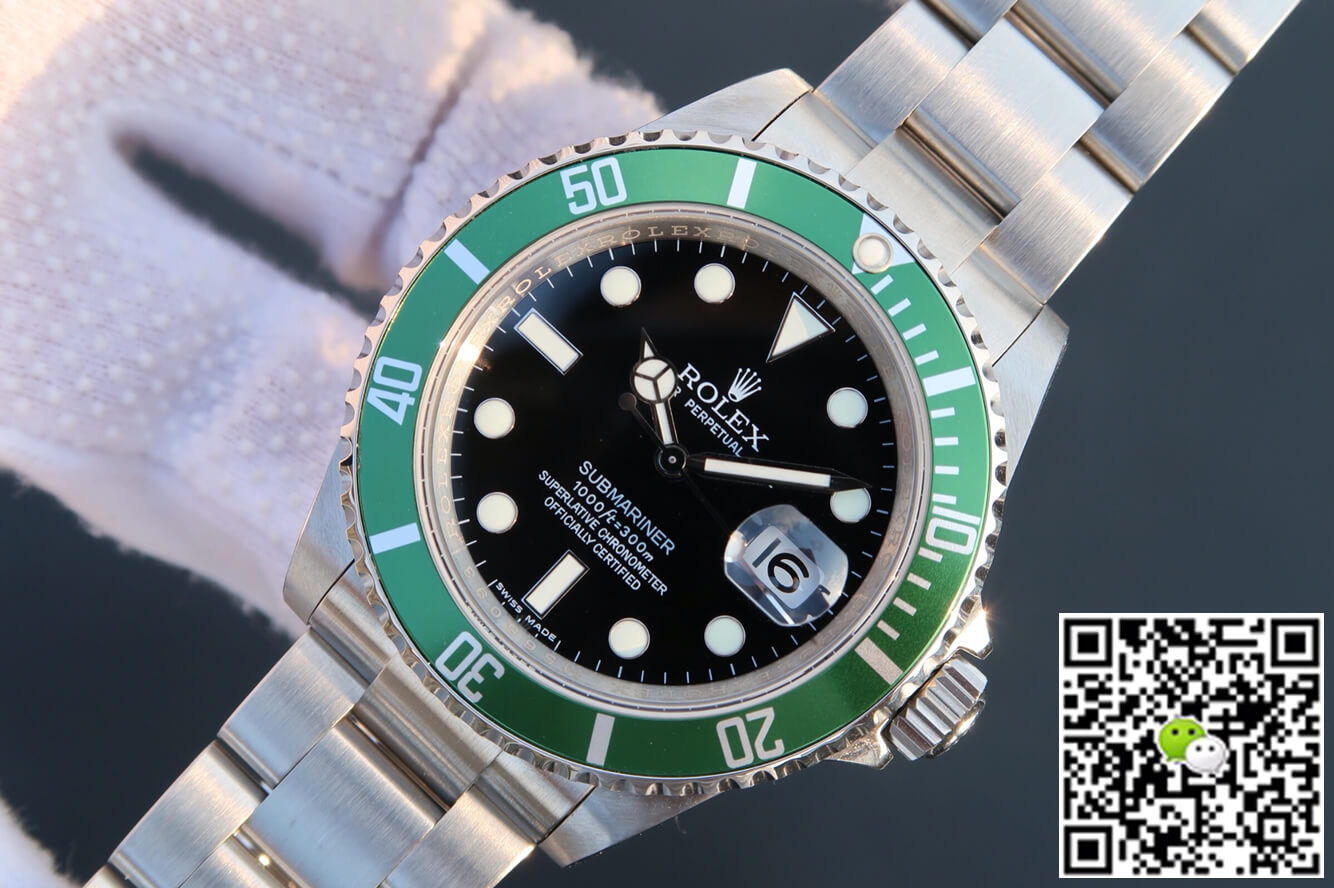 R01ex Submariner Replica 16610LV-93250 1:1 Best Edition Black Dial