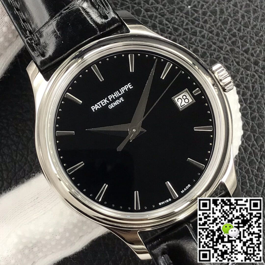 Replica Pat*k Phi1i*pe Calatrava 5227G-010 1:1 Best Edition 3K Factory Black Dial