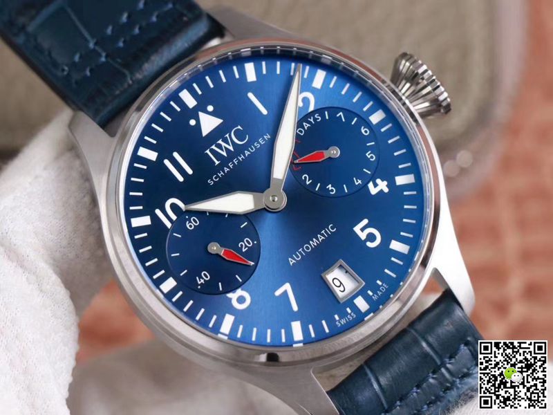Replica IWC Big Pilot IW501008 1:1 Best Edition ZF Factory Blue Dial Swiss ETA51111
