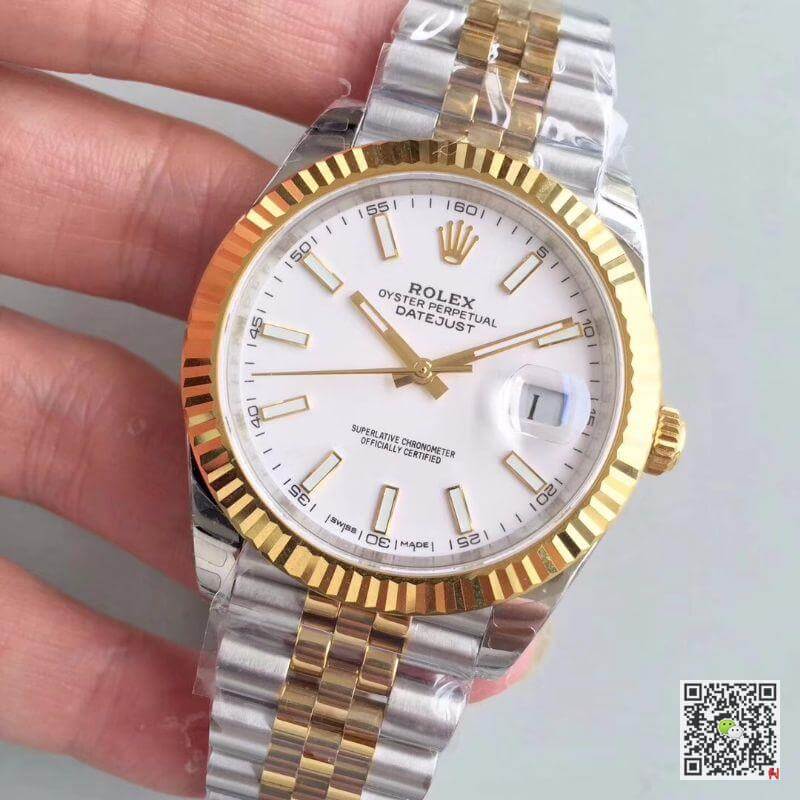 Replica R01ex Datejust M126333-0016 Mechanical Watches 1:1 Best Edition White Dial
