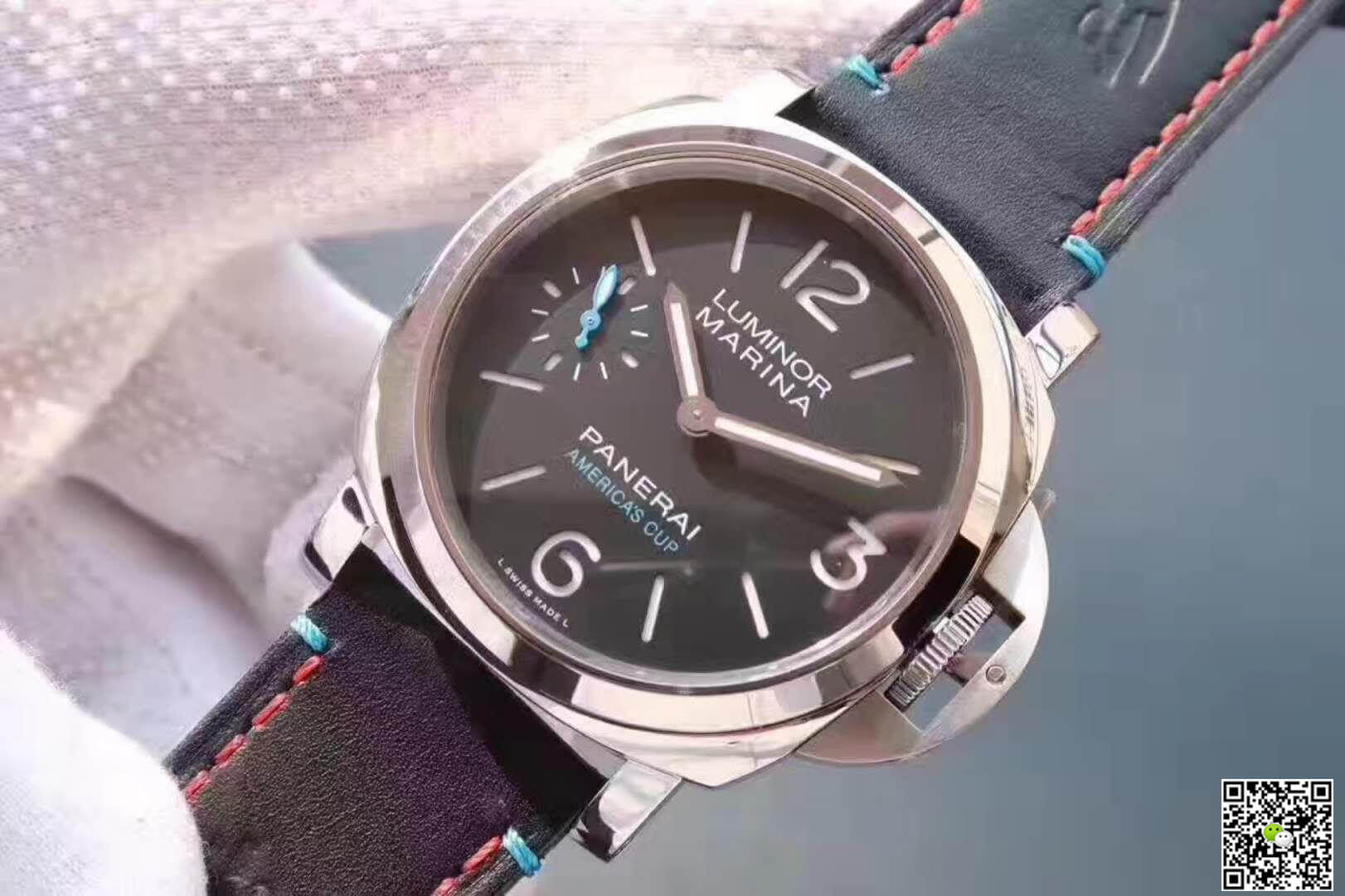 Pa*e*a1 Replica Luminor 1950 PAM727 ZF Factory 1:1 Best Edition Swiss ETA P9010 S*perlumed Dial and Hands