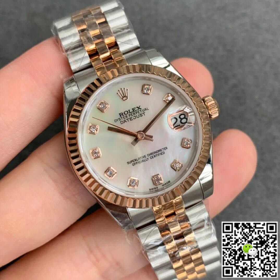 Replica R01ex Datejust M278271-0026 1:1 Best Edition GS Factory Rose Gold