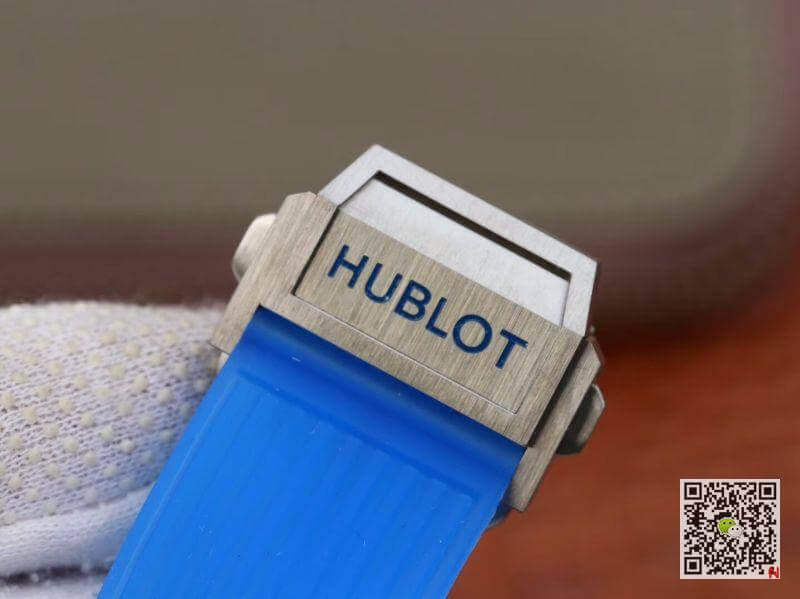 Replica Hublot Big Bang Unico 411.JX.4802.RT Men Watches 1:1 Best Edition Swiss ETA1242 Blue Rubber Strap