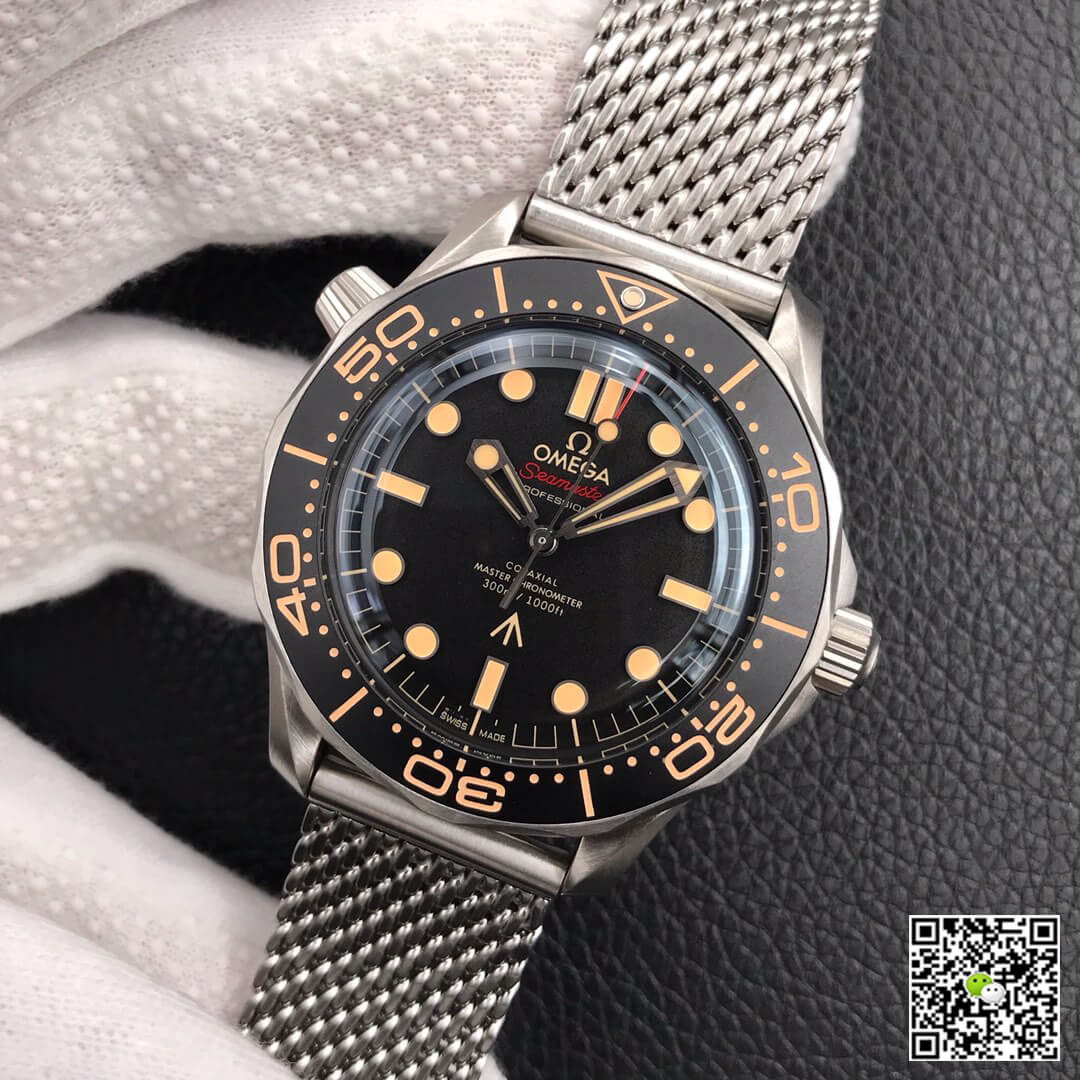 Replica 0me*ga Seamaster 210.90.42.20.01.001 James Bond 007 1:1 Best Edition VS Factory Titanium Metal