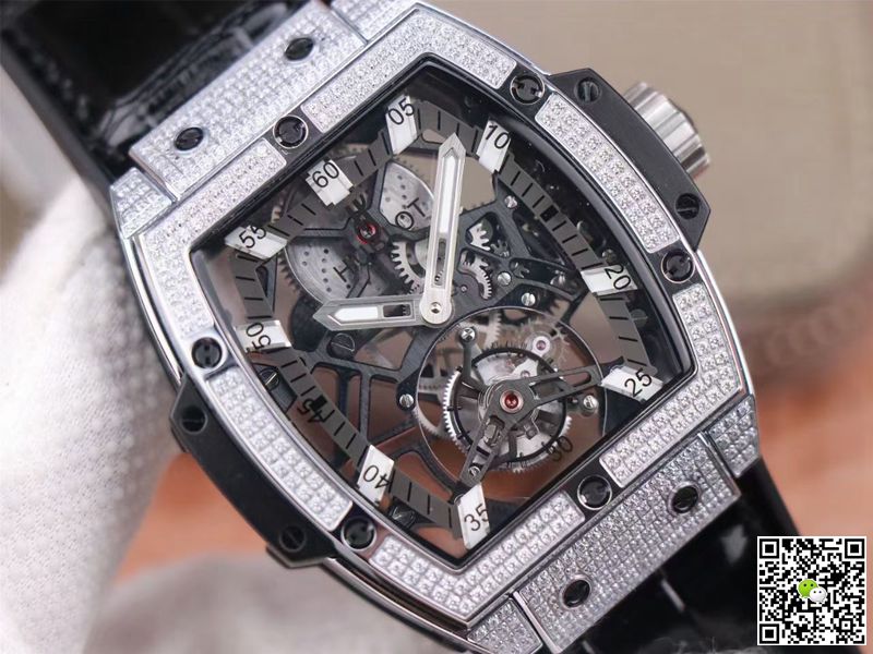 Hublot Replica Masterpiece Tourbillon 906.NX.0129.VR.AES13 1:1 Best Edition JB Factory D1am0nd Swiss HUB 9006