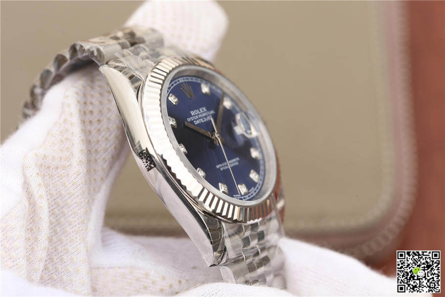 Replica R01ex Datejust M126334-0016 1:1 Best Edition EW Factory D1am0nd Blue Dial