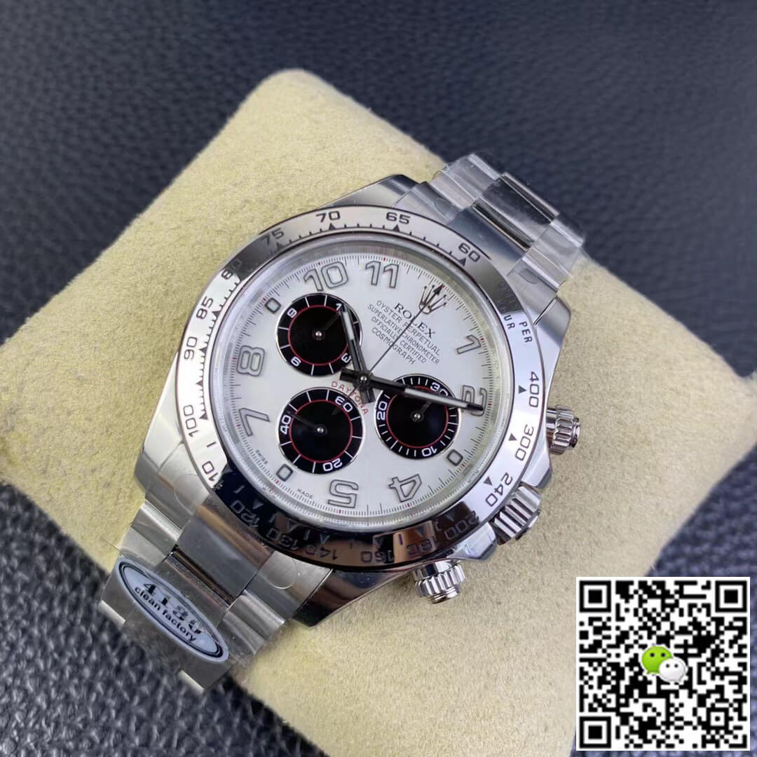 Replica R01ex Cosmograph Daytona 1:1 Best Edition Clean Factory V3 Stainless Steel White Dial