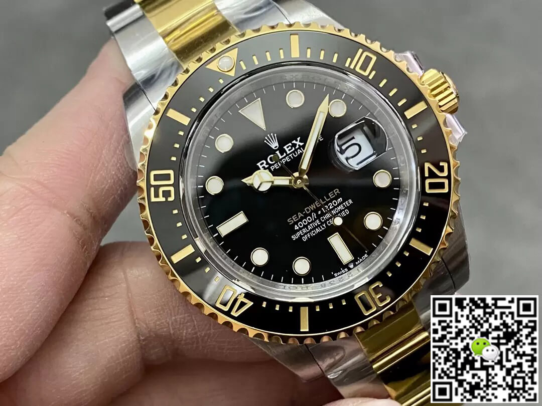 Replica R01ex Sea Dweller M126603-0001 1:1 Best Edition VS Factory Yellow Gold
