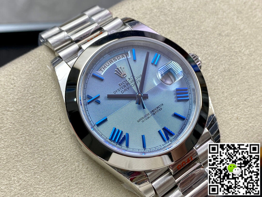 Replica R01ex Day Date M228206-0001 1:1 Best Edition EW Factory Blue Dial