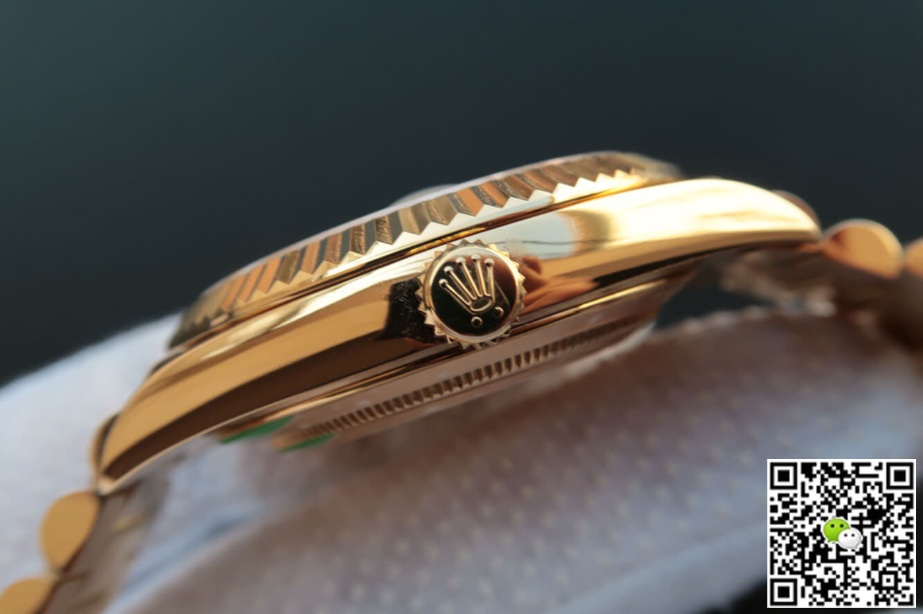 Replica R01ex Day Date M228238-0004 1:1 Best Edition EW Factory Black Dial