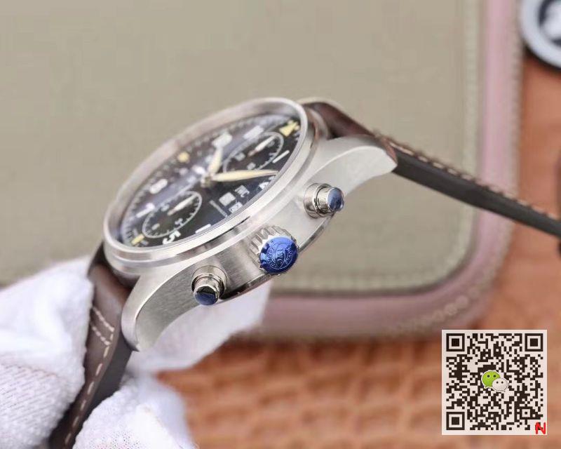 Replica IWC Pilot IW387903 2019 New Spitfire Chronograph ZF Factory 1:1 Best Edition Stainless Steel Case Swiss ETA7750