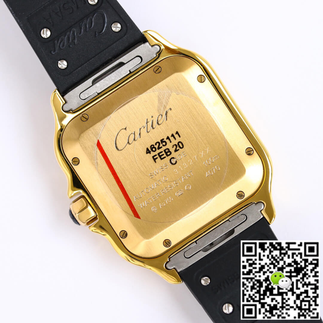Replica Ca*t1er Santos WGSA0009 1:1 Best Edition GF Factory V2 Yellow Gold