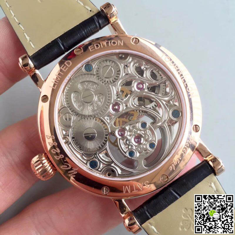 Pat*k Phi1i*pe Replica Tourbillon Moonphase 24H Power Reserve 1:1 Best Edition Swiss Tourbillon White Dial