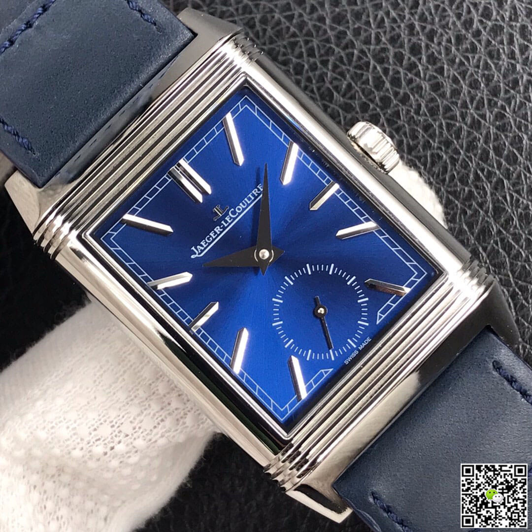 Jaeger Lecoultre Replica Reverso Flip 1:1 Best Edition MG Factory Stainless Steel Blue Dial