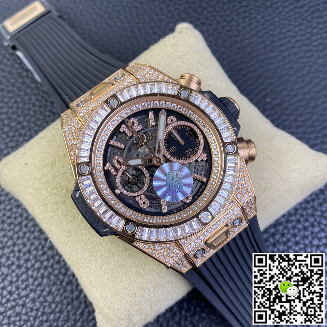 Replica Hublot BIG BANG Unico 421.OX.1180.RX.0904 1:1 Best Edition BB Factory D1am0nd Case