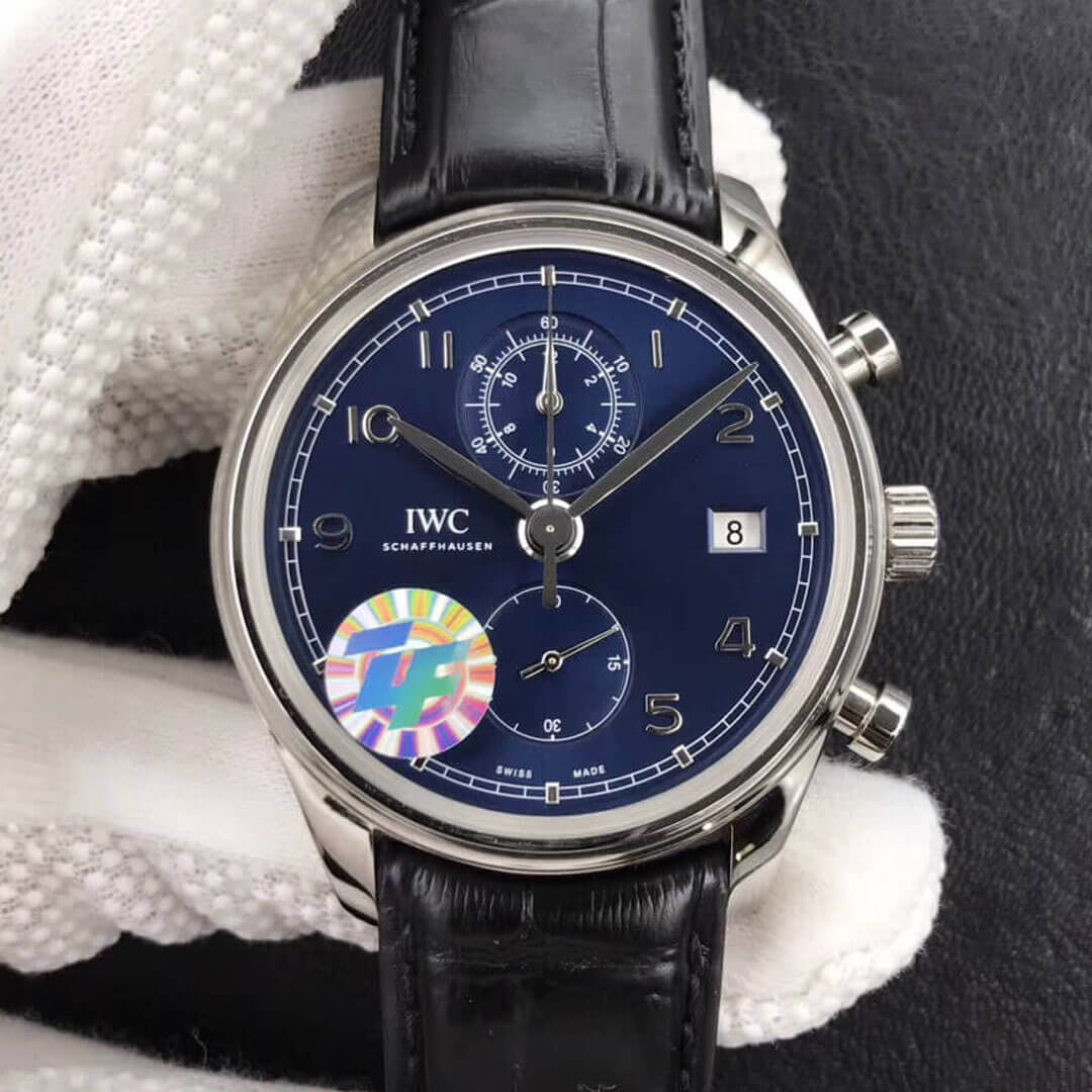 Replica IWC Portugieser IW390303 1:1 Best Edition ZF Factory Blue Dial
