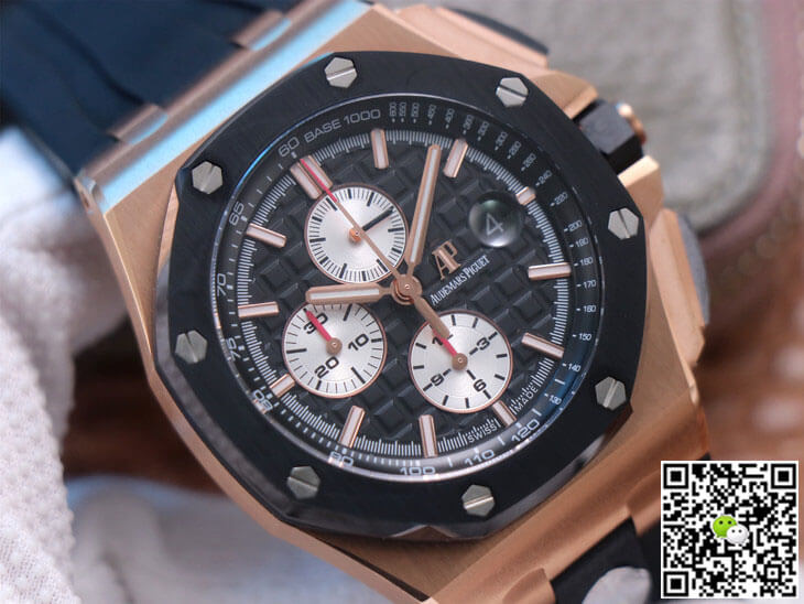 Replica Audemars P1g*et Royal Oak Offshore 26401RO.OO.A002CA.01 1:1 Best Edition JF Factory Black Dial