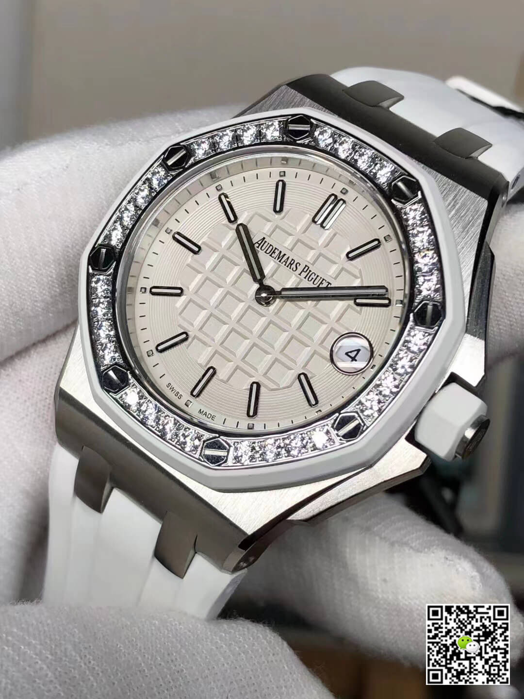 Replica Audemars P1g*et Royal Oak Offshore 67540SK.ZZ.A010CA.01 1:1 Best Edition White Dial