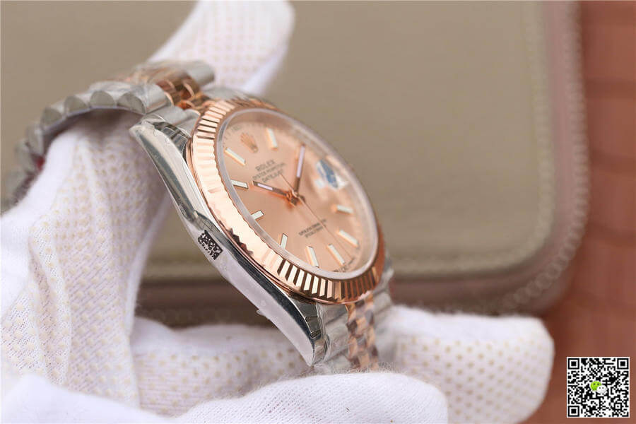Replica R01ex Datejust M126331-0010 1:1 Best Edition EW Factory Rose Gold