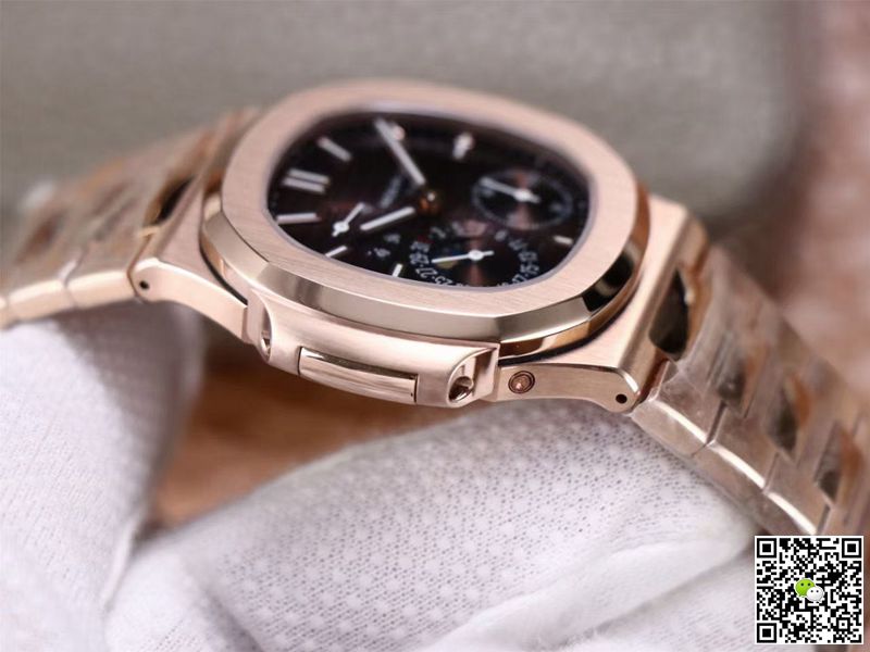 Replica Pat*k Phi1i*pe Nautilus 5712/1A-001 1:1 Best Edition PF Factory Rose Gold Swiss Movement