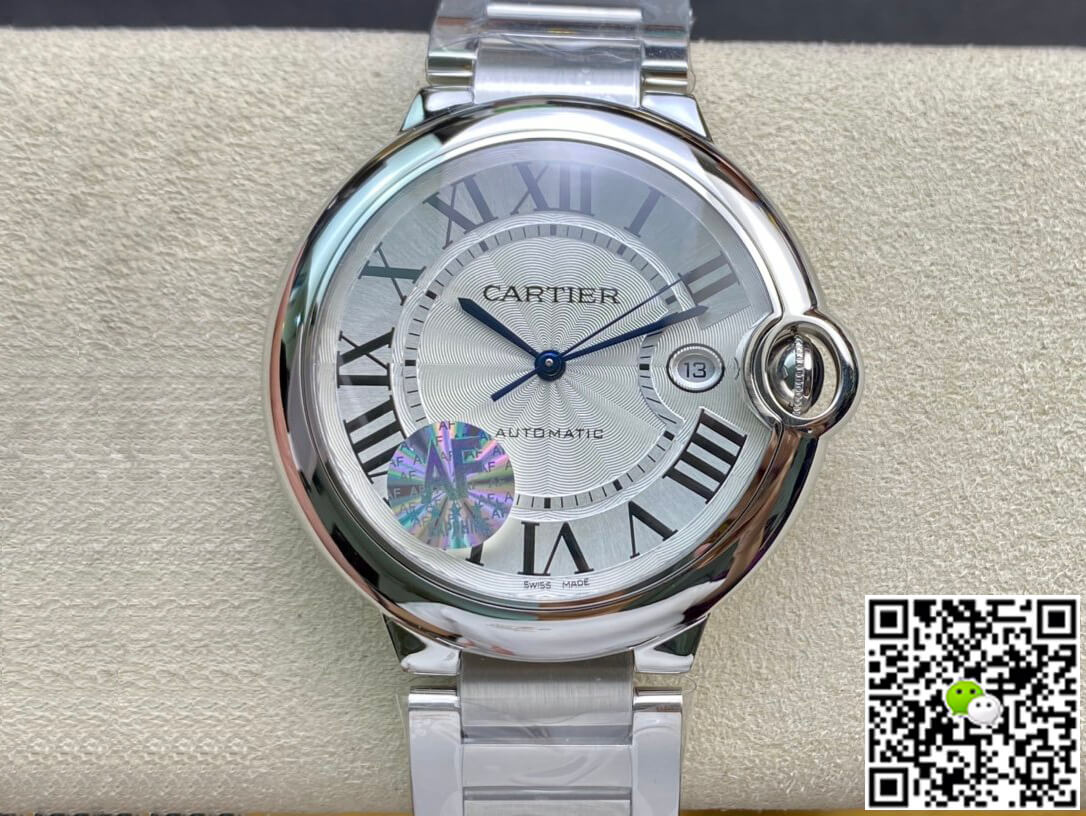 Replica Ballon Bleu De Ca*t1er W69012Z4 42MM 1:1 Best Edition AF Factory Silver White Dial