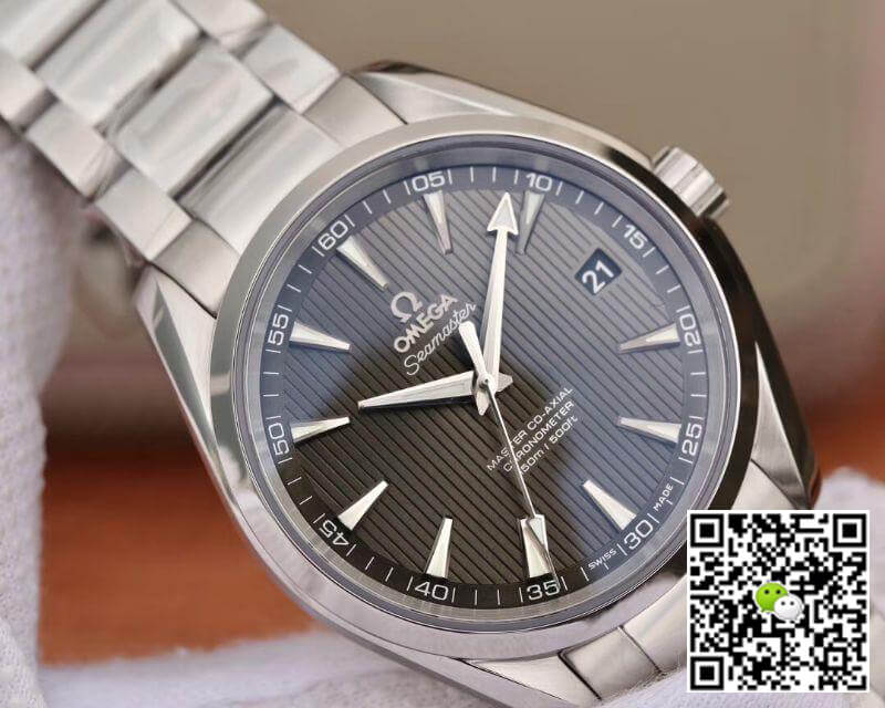 Replica 0me*ga Seamaster Aqua Terra 150M 231.10.42.21.02.002 VS Factory 1:1 Best Edition Swiss ETA8500 Grey Textured Dial
