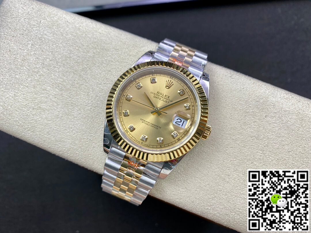 Replica R01ex Datejust M126333-0012 1:1 Best Edition GM Factory Yellow Gold