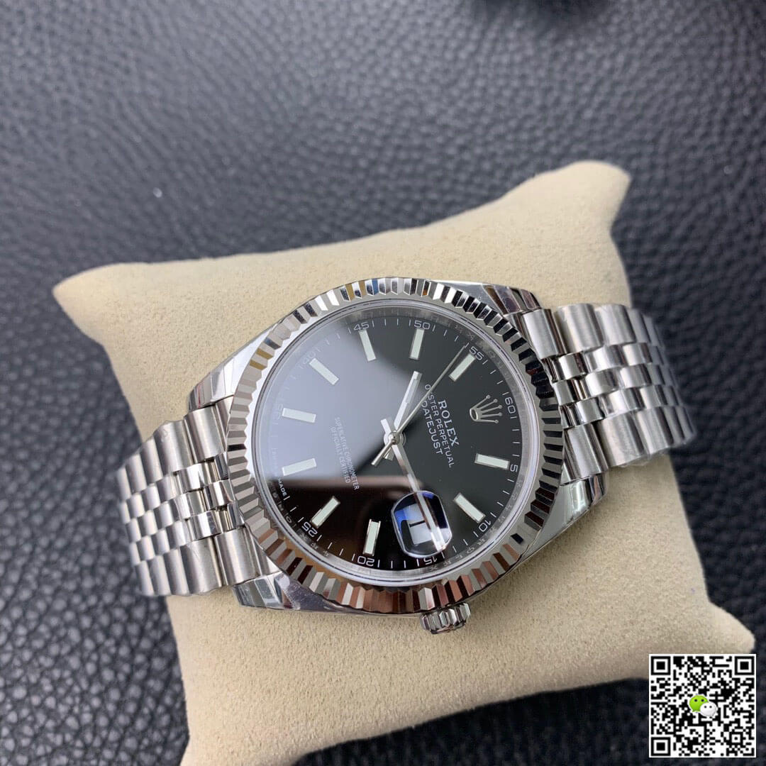 Replica R01ex Datejust M126334-0018 1:1 Best Edition EW Factory Black Dial