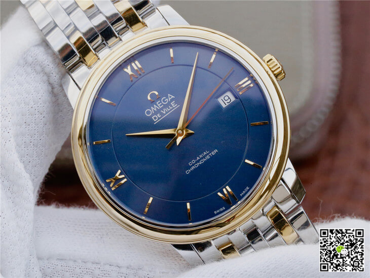 Replica 0me*ga De Ville 424.20.37.20.03.001 1:1 Best Edition TW Factory Yellow Gold