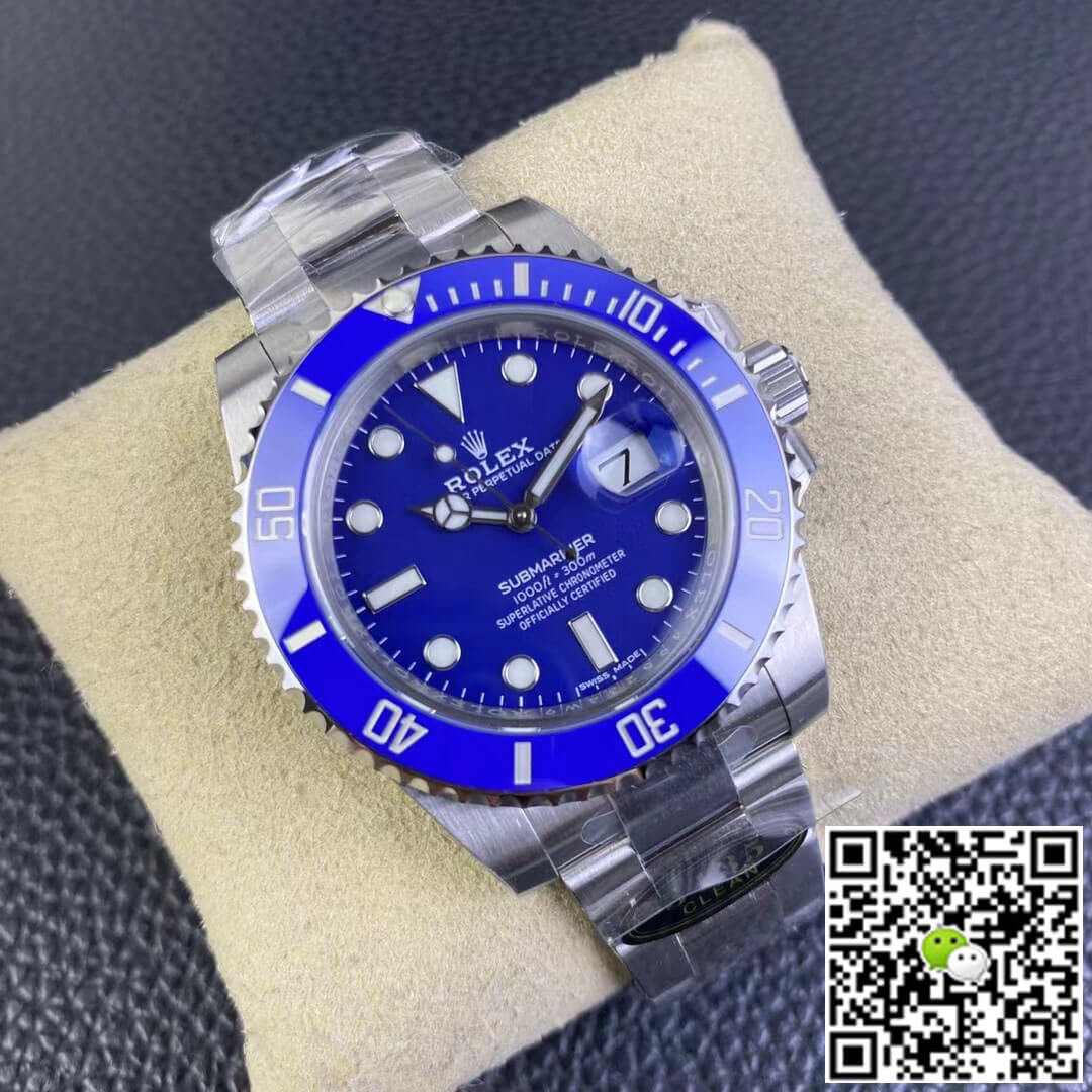 Replica R01ex Submariner 116619LB-97209 40MM 1:1 Best Edition Clean Factory V5 Blue Dial