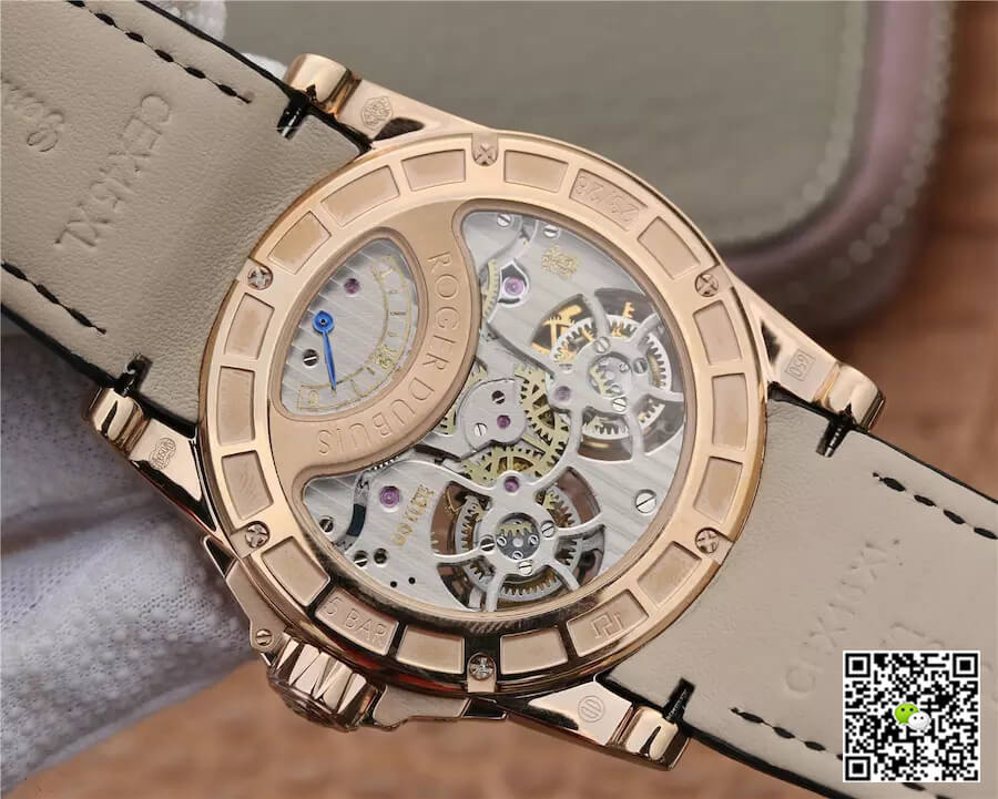 Replica Roger Dubuis Excalibur RDDBEX0280 1:1 Best Edition JB Factory Tourbillon Black Dial