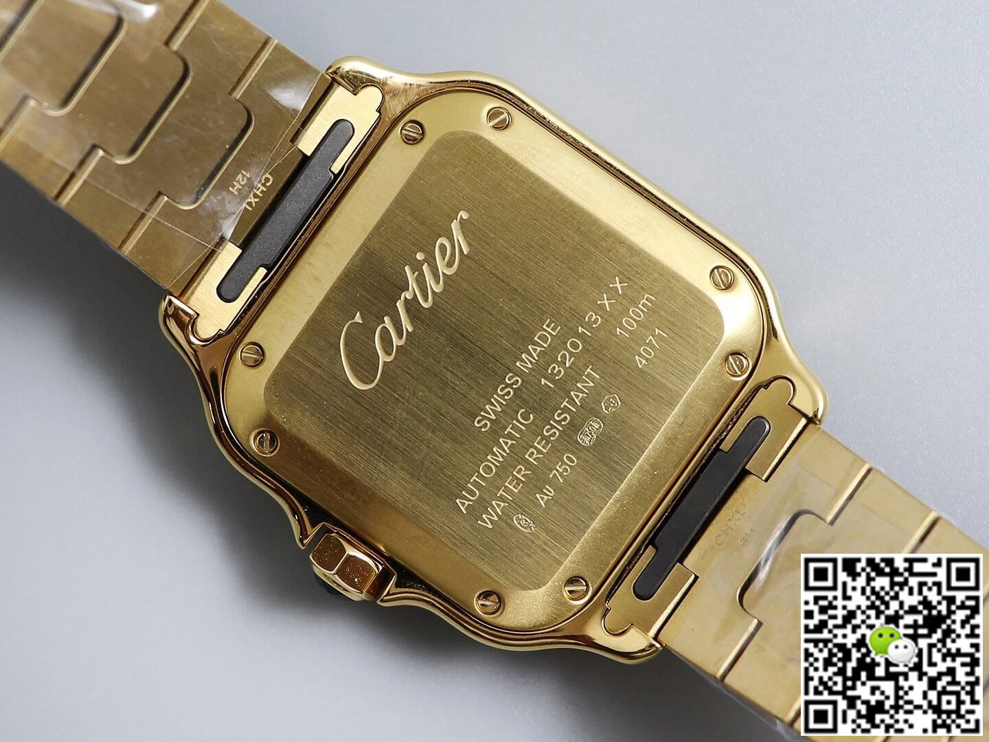 Ca*t1er Watch Rep De Santos W20112Y1 1:1 Best Edition BV Factory White Dial